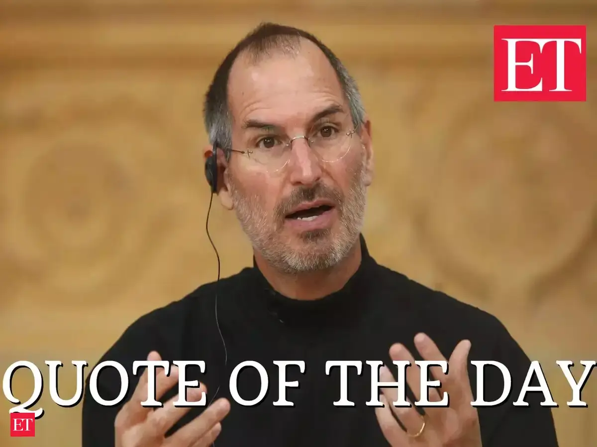 Quote of the day by Steve Jobs: ‘We’re here to put a dent in the universe…’