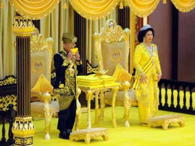 The 14th King of Malaysia along with his Queen