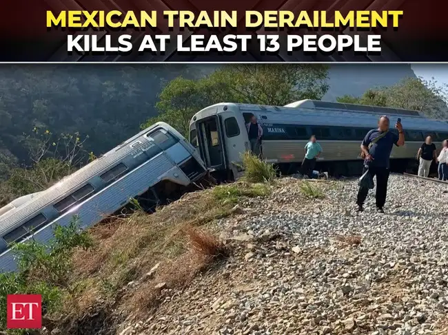 More than a dozen dead in Mexico train derailment - The Economic Times
