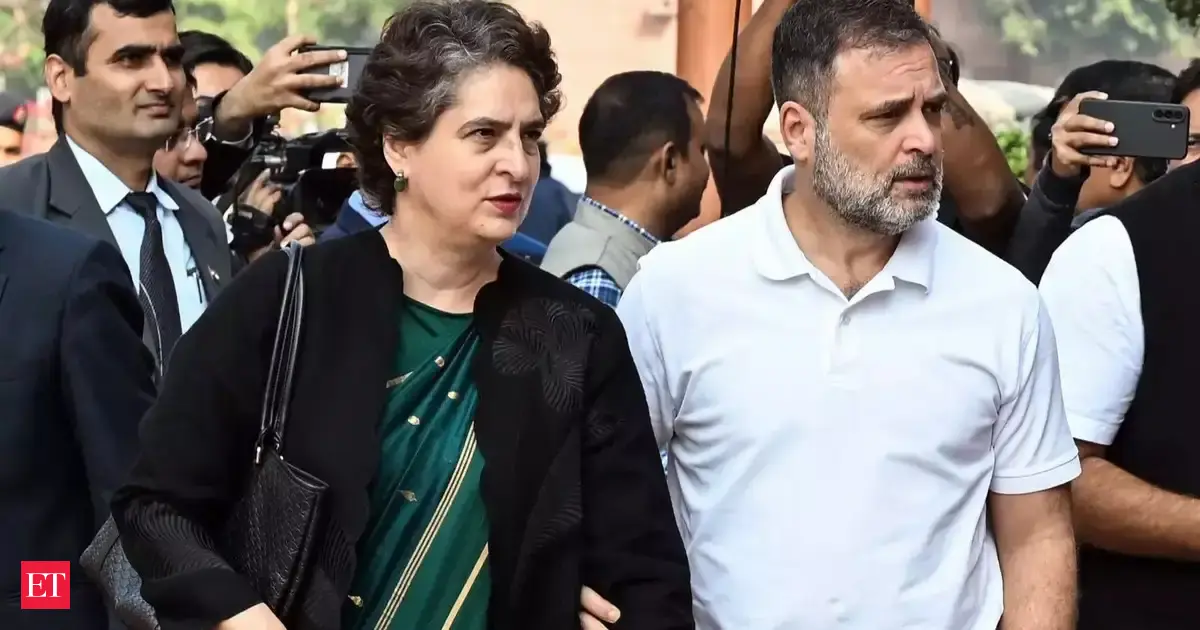 Congress has split into two; it's Priyanka versus Rahul camps now: BJP