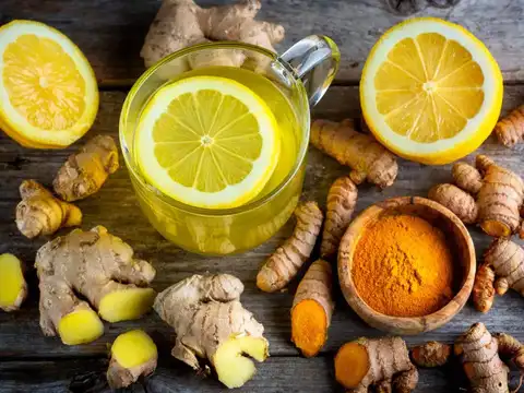 Warm Turmeric and Lemon Water