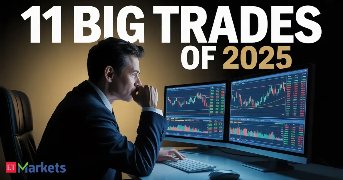 The 11 big trades of 2025: Bubbles, cockroaches and a 367% jump