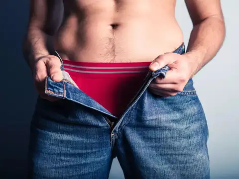 Wearing specific underwear