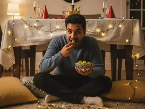 12 grapes under the table