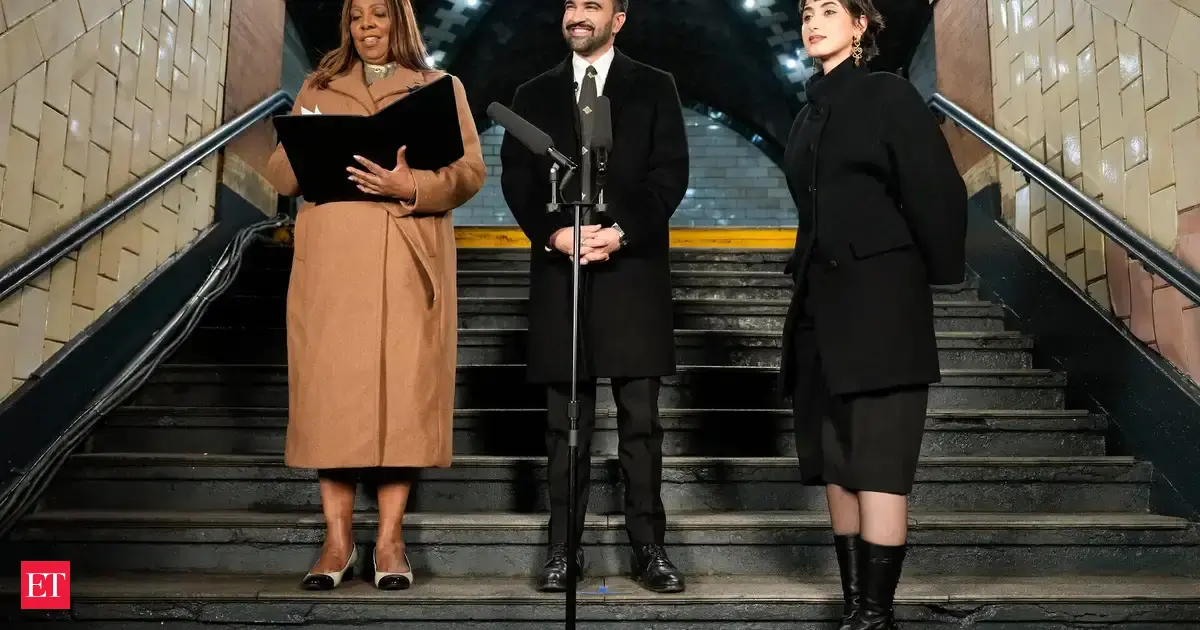 Zohran Mamdani sworn in as New York's first Muslim mayor; 34-year-old took oath of office at abandoned subway stop