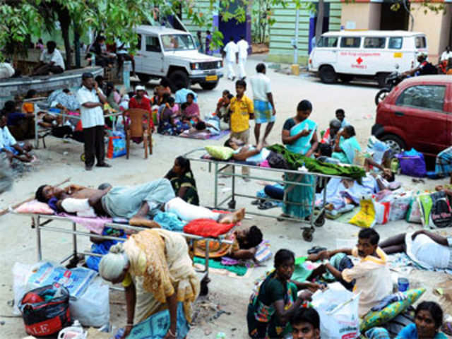 Evacuation of patients following a tremor