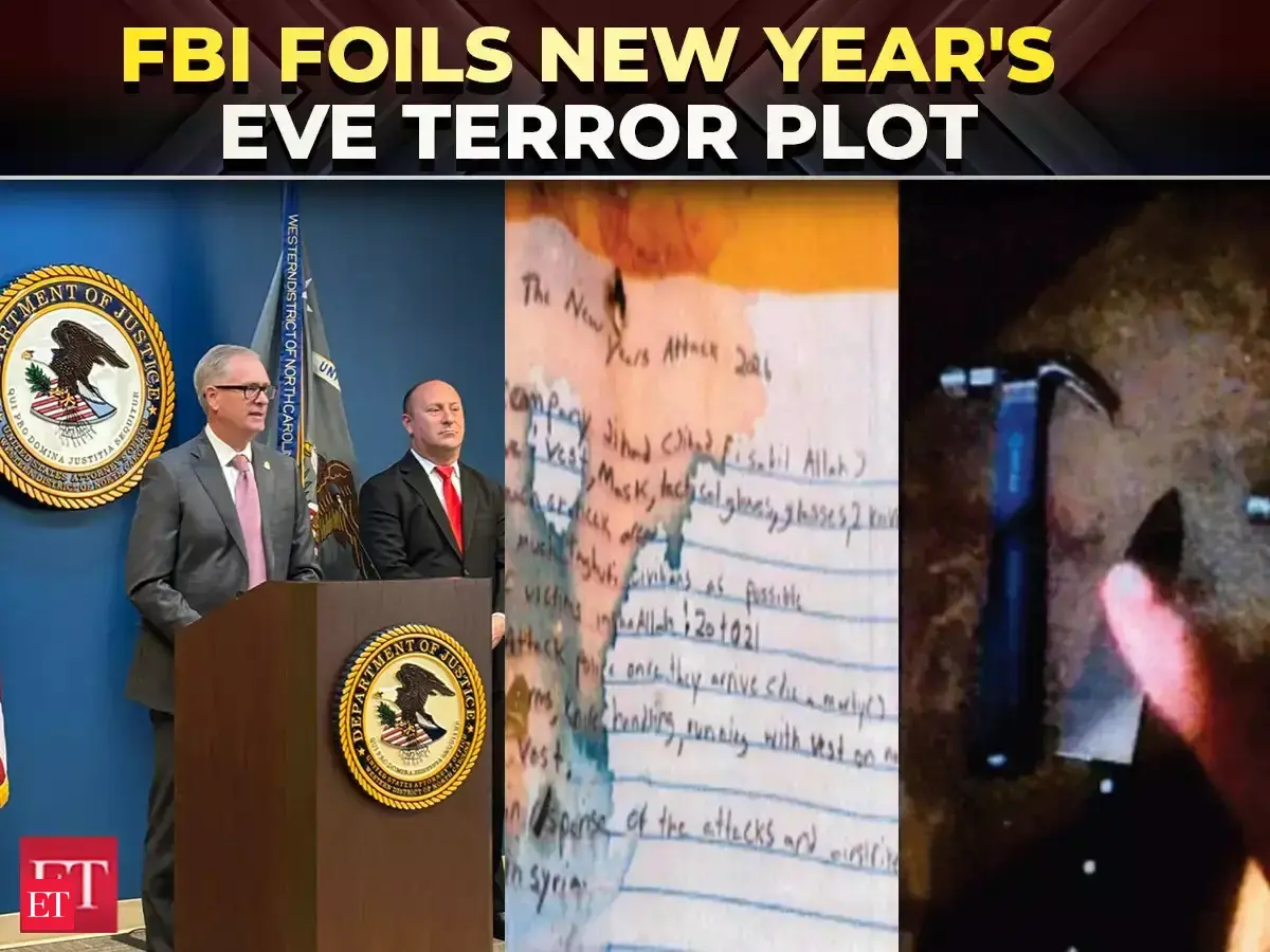 FBI thwarts 'potential terrorist attack' on New Year's Eve in North ...