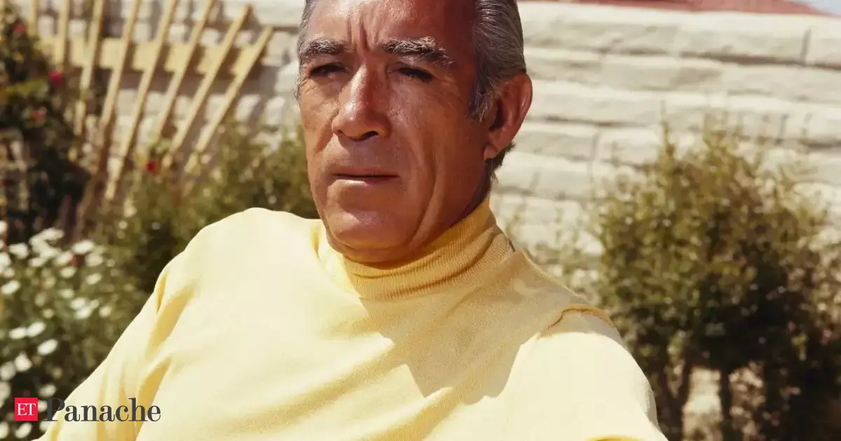 Quote of the day by Zorba the Greek's Anthony Quinn: 'Having talent is like having blue eyes...'