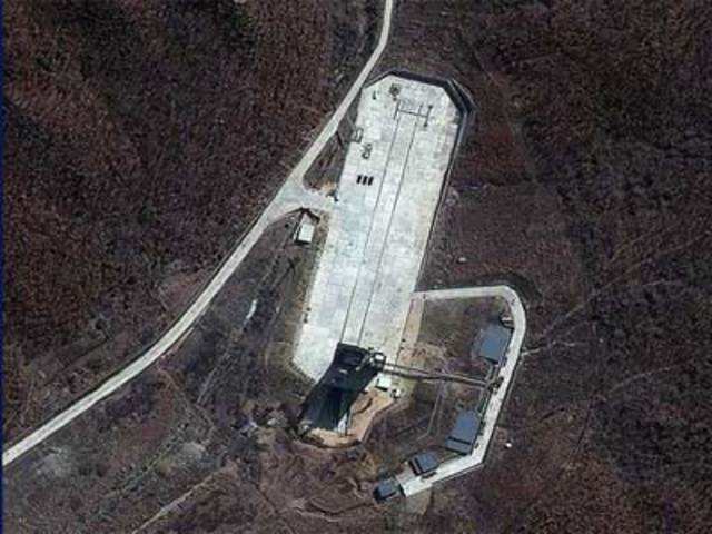 Tongchang-ri rocket launch facility in North Korea