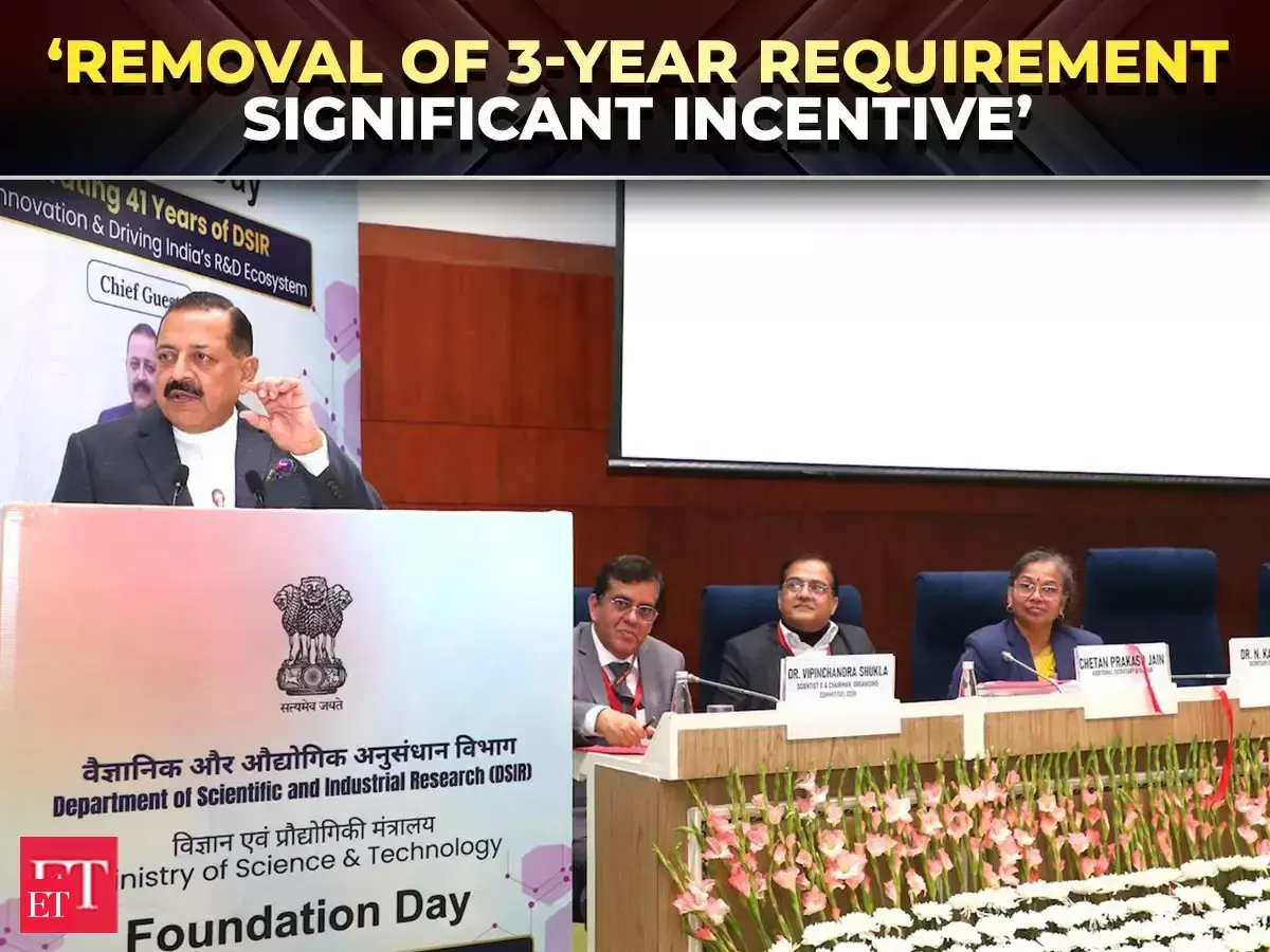 Jitendra Singh pushes private sector role in R&D, calls funding rule ...