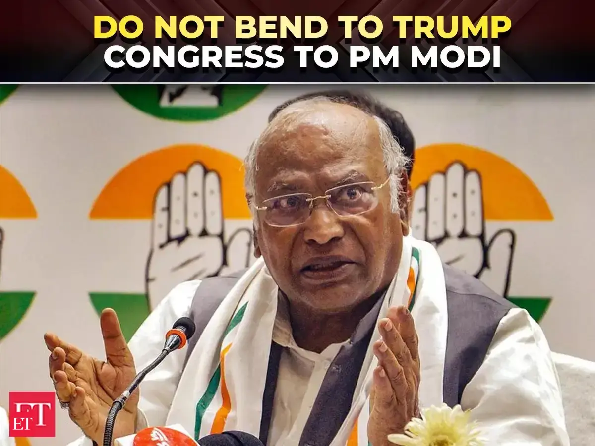 'Mogambo Khush Hua': Kharge likens Trump to iconic villain, questions ...