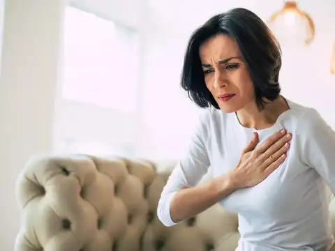 Breathlessness on exertion and at rest
