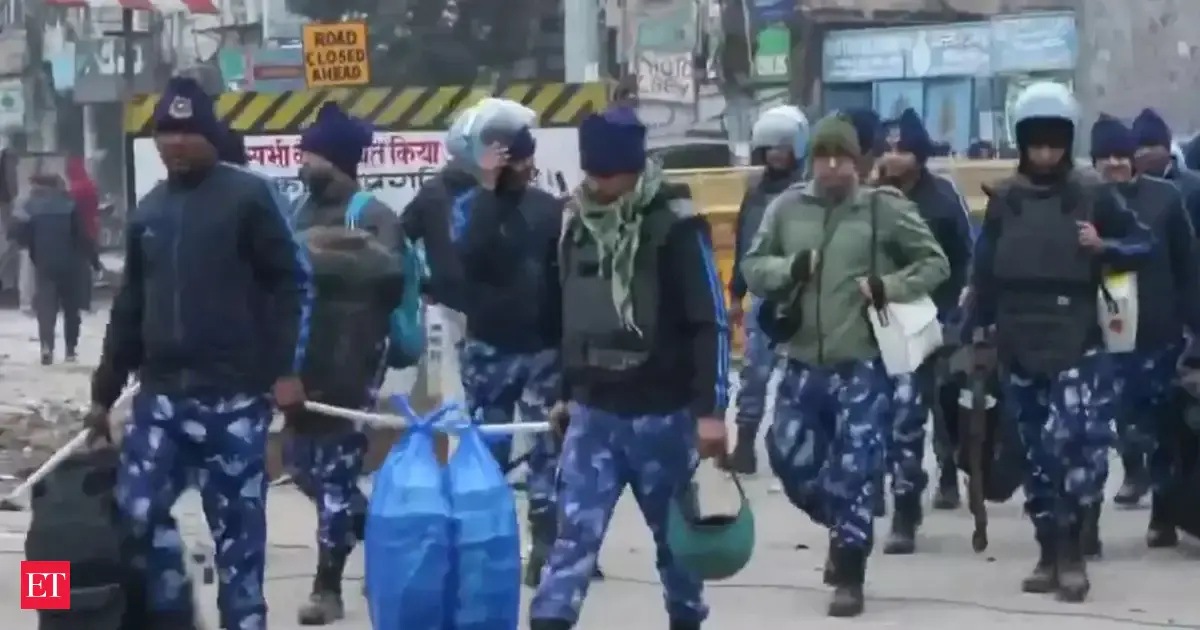 Delhi: 5 cops injured in clash during demolition near mosque; teargas used, normalcy restored