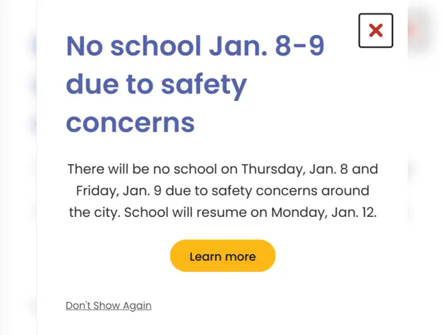Minneapolis Public Schools cancel classes for rest of the week due to ...