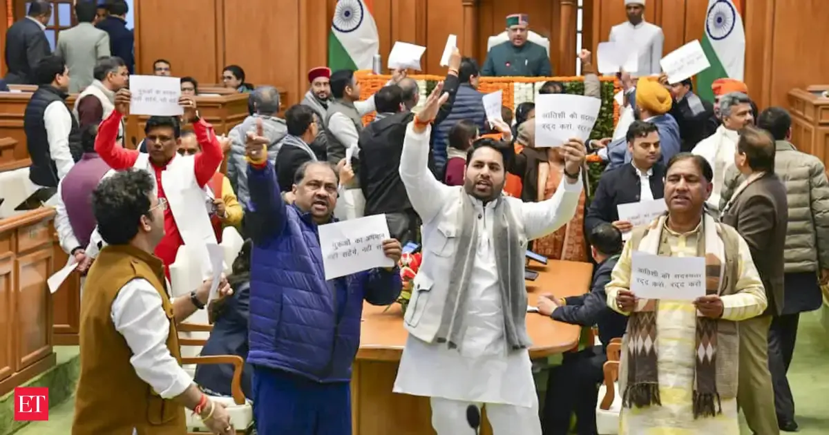 Four AAP MLAs suspended from Delhi Assembly's Winter Session for ...