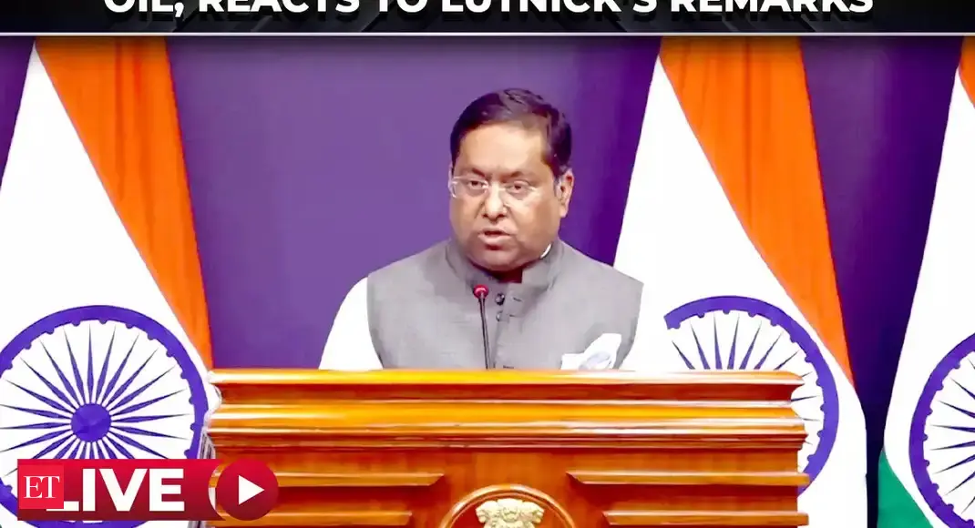 Ministry of External Affairs on US bill targeting Russian oil tariffs: ‘We are aware of it’