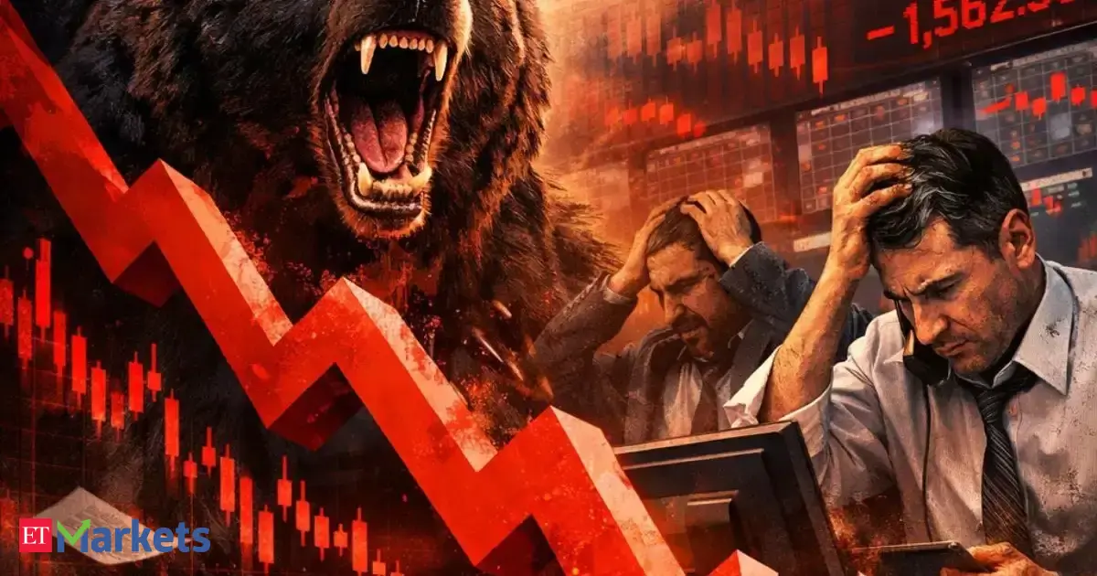 D-St investors lose Rs 17 lakh crore in 6 days as Sensex slumps 2,700 pts, Nifty sinks 3%. What’s driving the selloff?