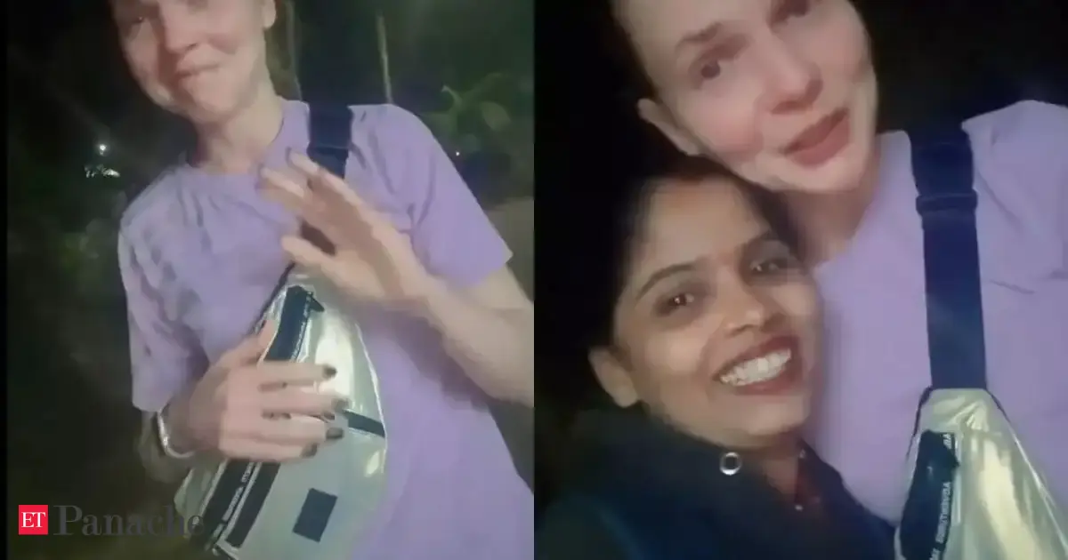 Lost and scared in Goa at night, foreign tourist finds unexpected help as a female rider heroically rescues her