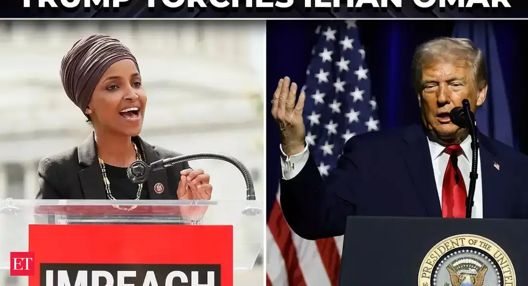 'Intend to imprison any politician…': Trump blasts Ilhan Omar, calls her a 'total scam artist'