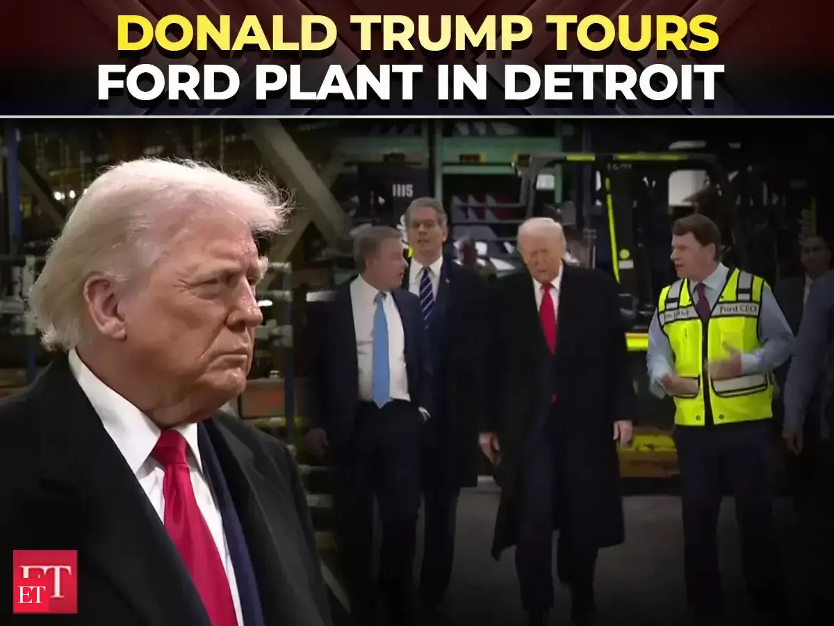 'Everybody now admits I was right on tariffs...': Trump at Ford plant ...