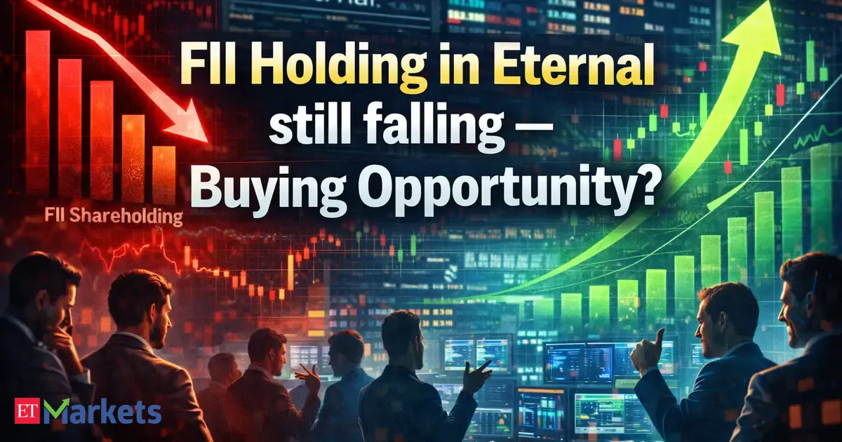 FII holding in Eternal declines for 7th straight quarter. Is recent correction a buying opportunity?