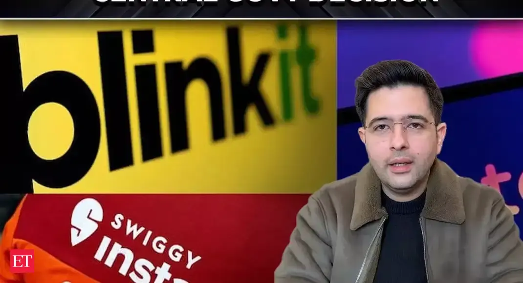 Raghav Chadha applauds central govt decision to end 10-min delivery