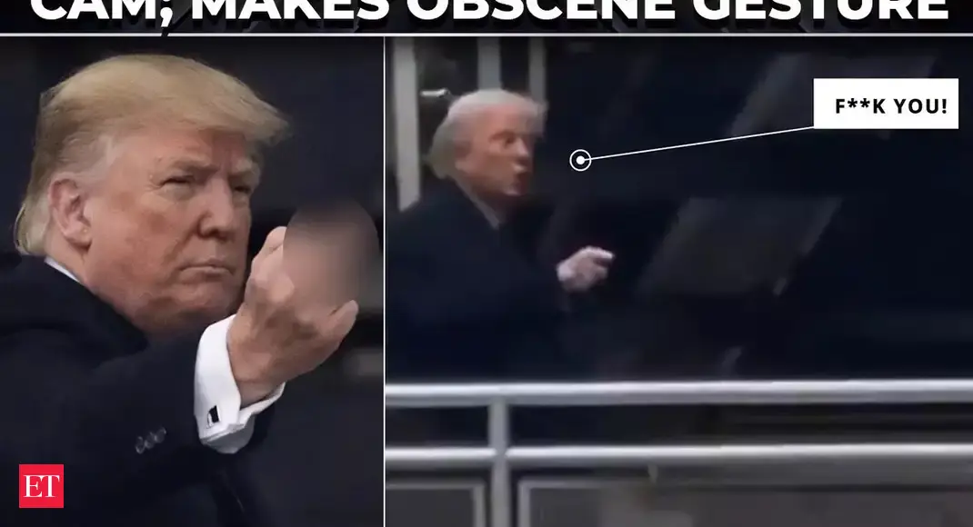 ‘F**K YOU!’: Trump caught flipping off heckler on camera, obscene gesture video goes viral