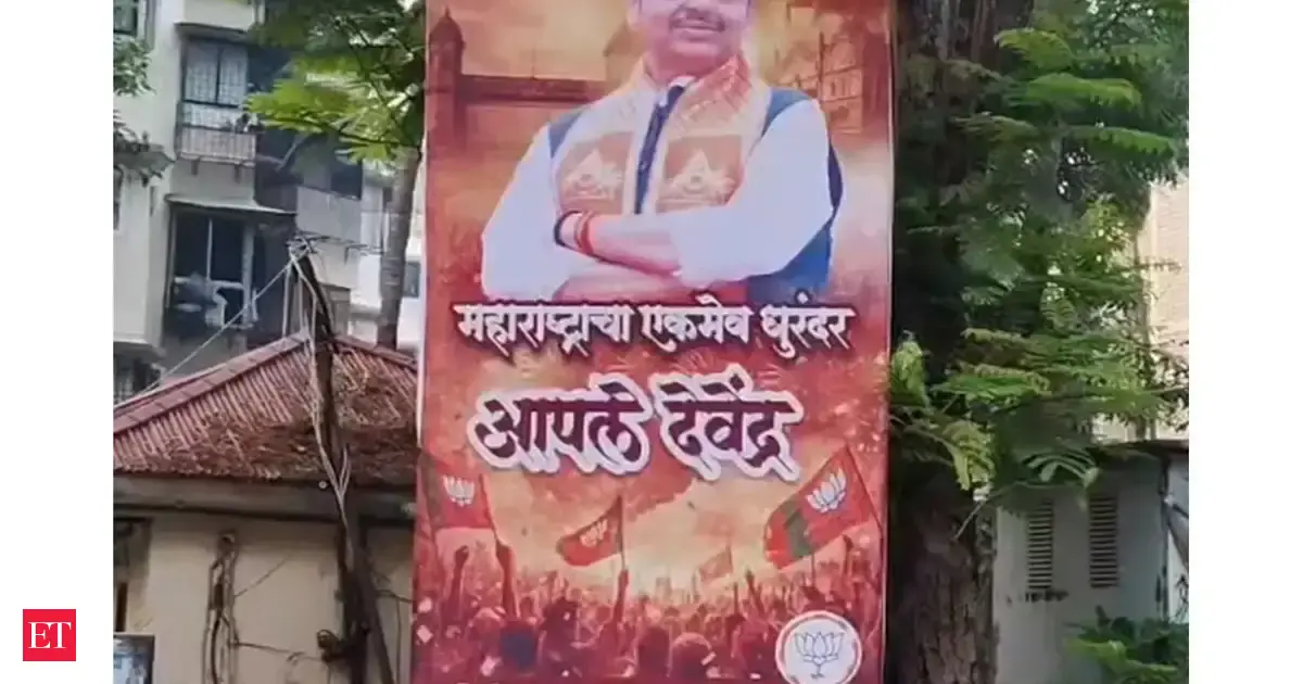 ‘Dhurandhar Devendra’ posters go up across Mumbai as BJP emerges top force in BMC
