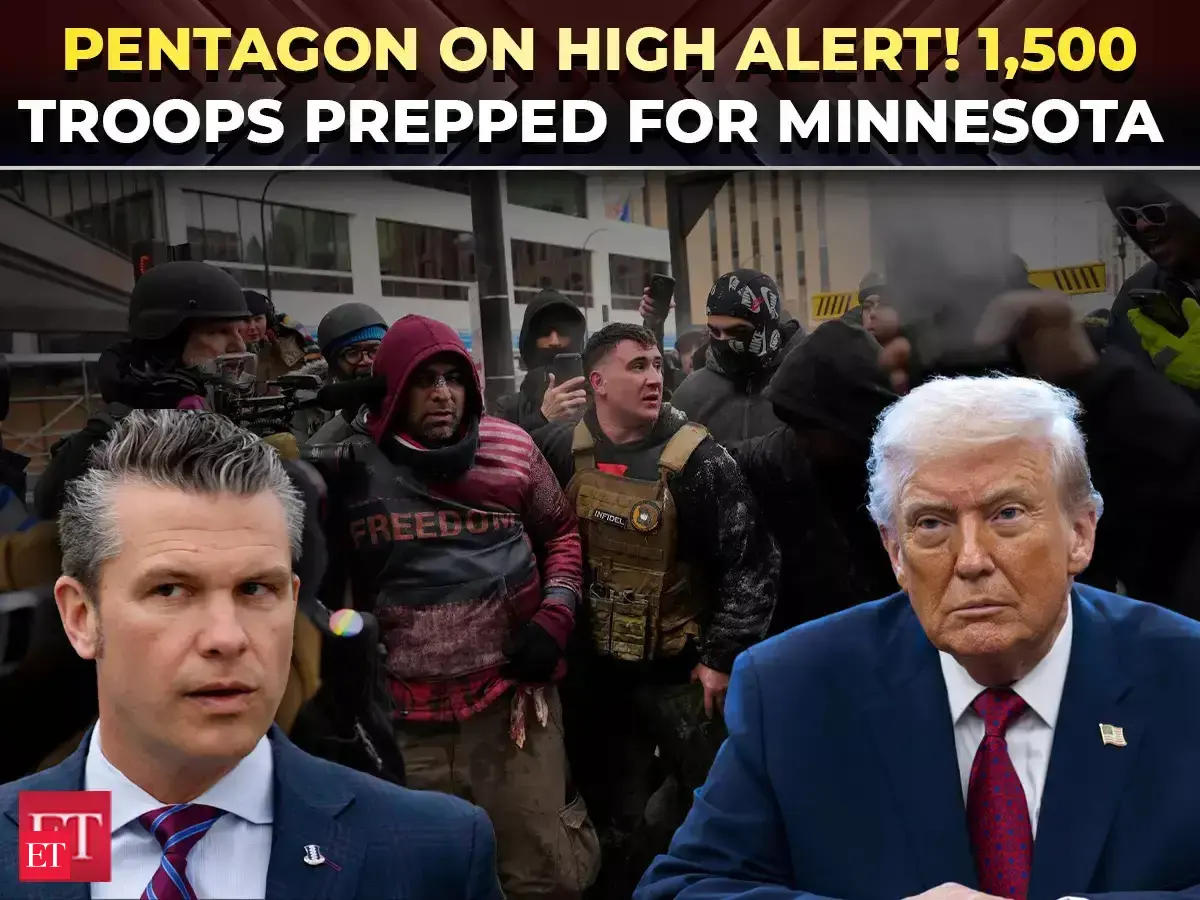 Minnesota protests: Minnesota anti-ICE protests: Pentagon puts 1500 ...