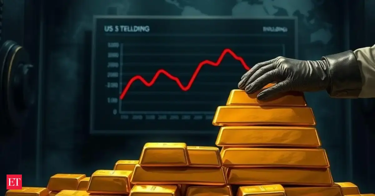 Amid global gold rush, India and China are dumping US treasuries