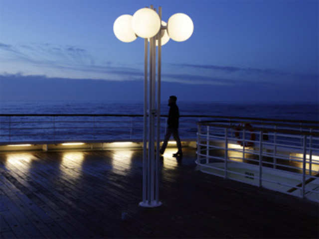 A passenger of MS Balmoral Titanic memorial cruise ship