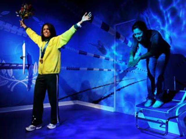 Wax figure of Australia's former Olympic sprinter Cathy Freeman