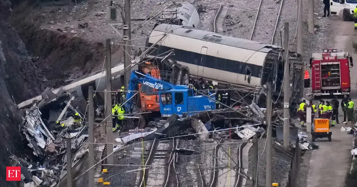 Barcelona train crash: Driver killed, several injured after retaining wall falls onto the tracks as heavy rain and storms batter north-eastern Spain; here’s what we know so far