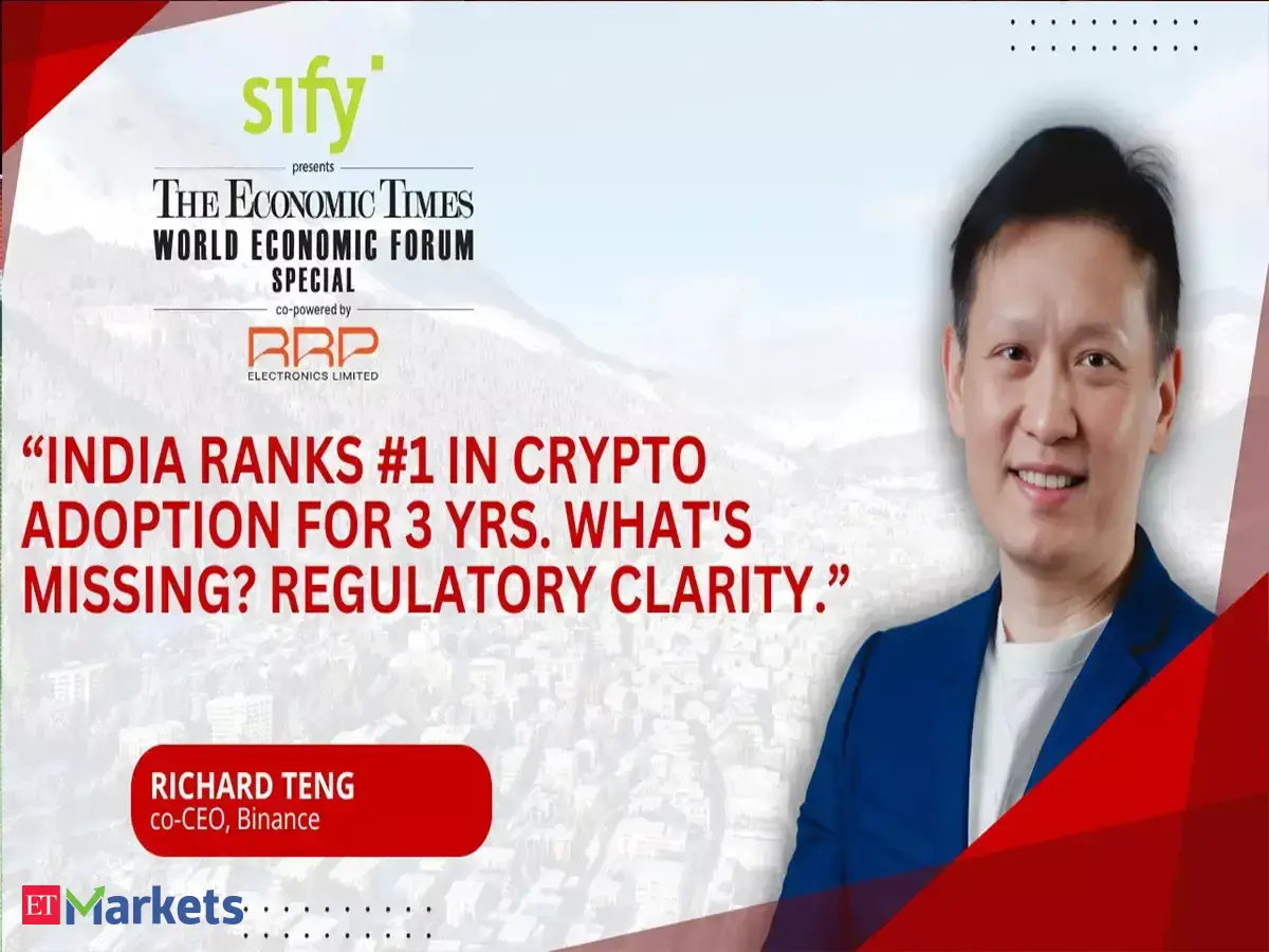 ET@Davos: Binance co-CEO on the Importance of Crypto Regulation & More