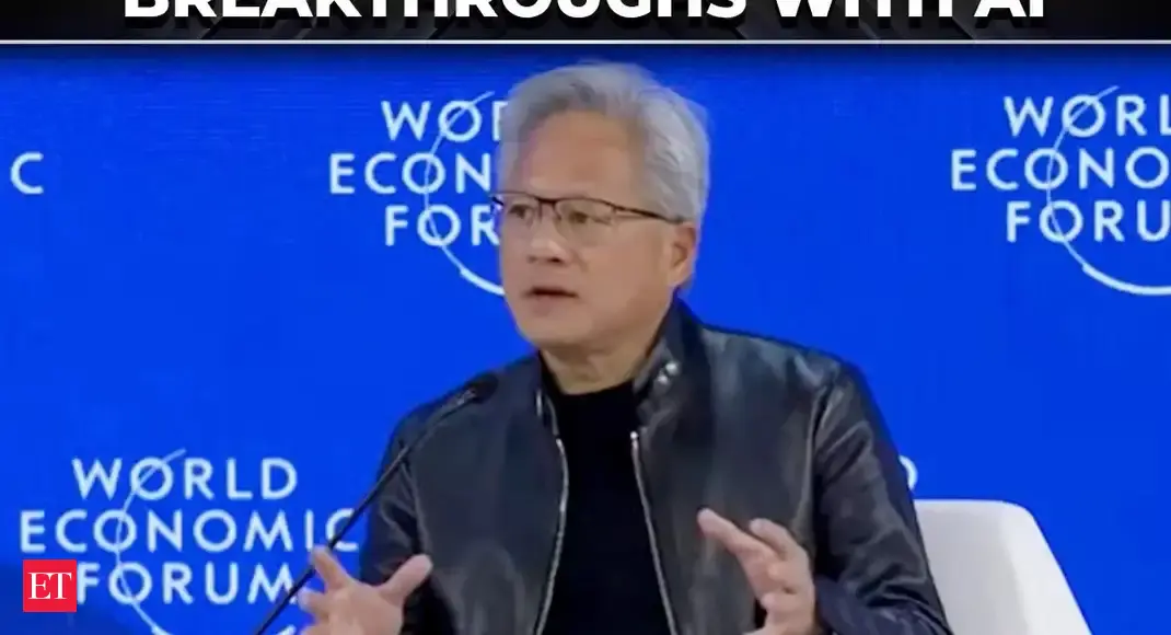 WEF| ‘Drug research will be transformed’: NVIDIA CEO all-in for AI breakthroughs in pharma industry