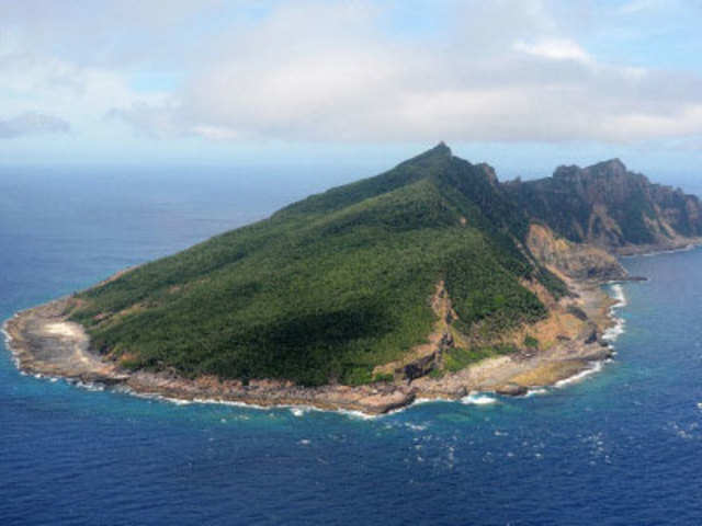Uotsuri island, the disputed islands in the East China Sea