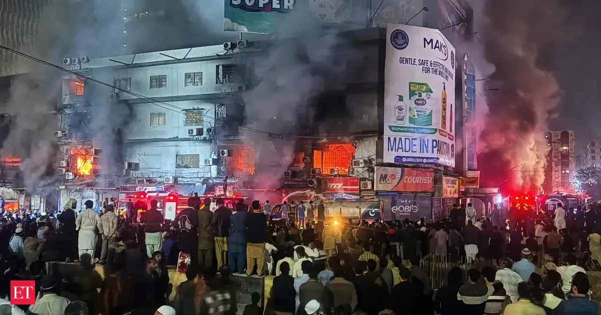 Karachi fire: 30 bodies found in a single shop, death roll rises to 61