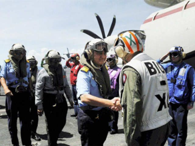 Indo US joint military exercise Malabar 2012