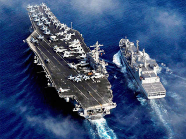 Indo US joint naval exercise Malabar 2012