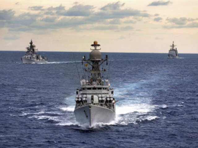 Indo US joint naval exercise Malabar 2012