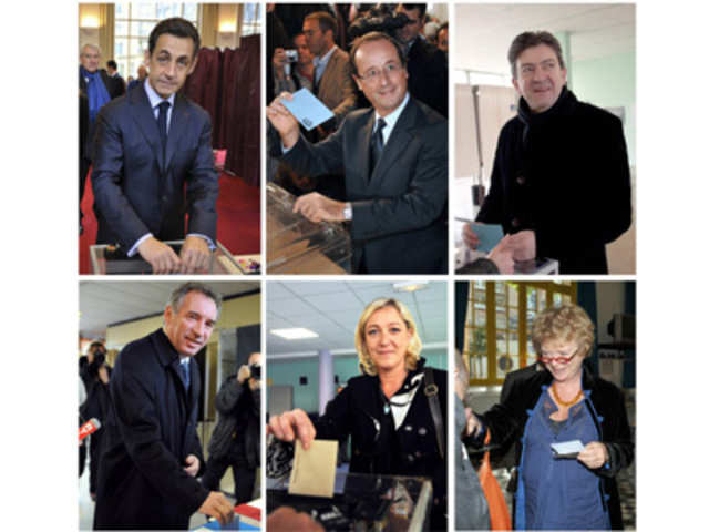 Main candidates for French 2012 presidential election