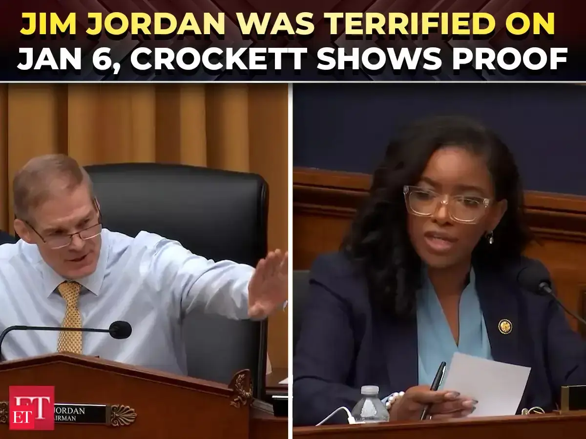 ‘Chairman was running around scared on Jan 6': Crockett 'exposes' Jim Jordan at Jack Smith hearing