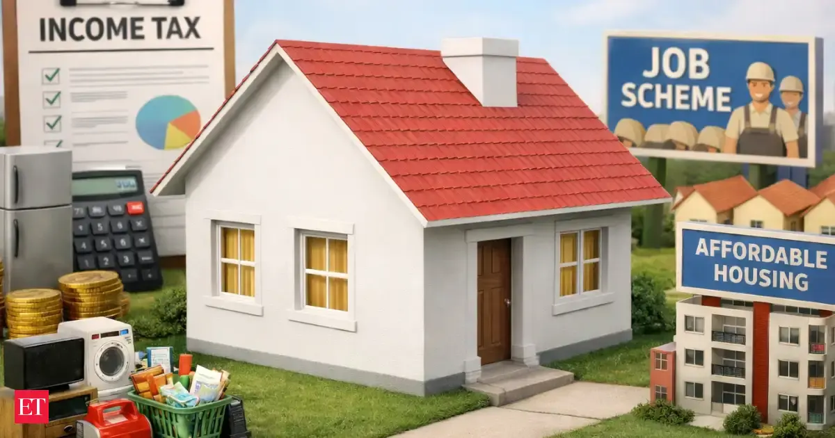 ET Budget 2026 Survey: How can Sitharaman & Co improve household financial stability this year?