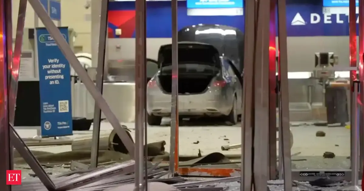 Car crashes into Detroit airport terminal: 6 injured, suspect in custody, chilling visuals caught on camera; watch video here