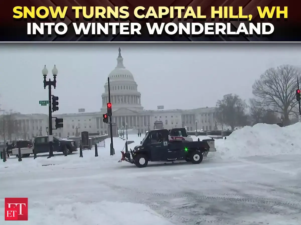White House, Capitol Hill turn into winter wonderland as US braces for massive snow storm