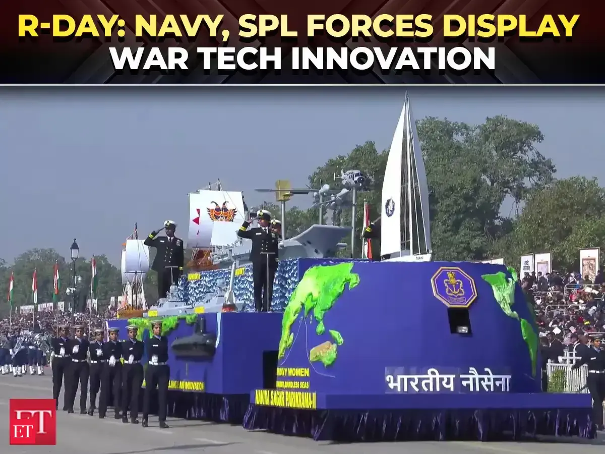 77th Republic Day: Navy, Special Forces display war tech innovations at parade