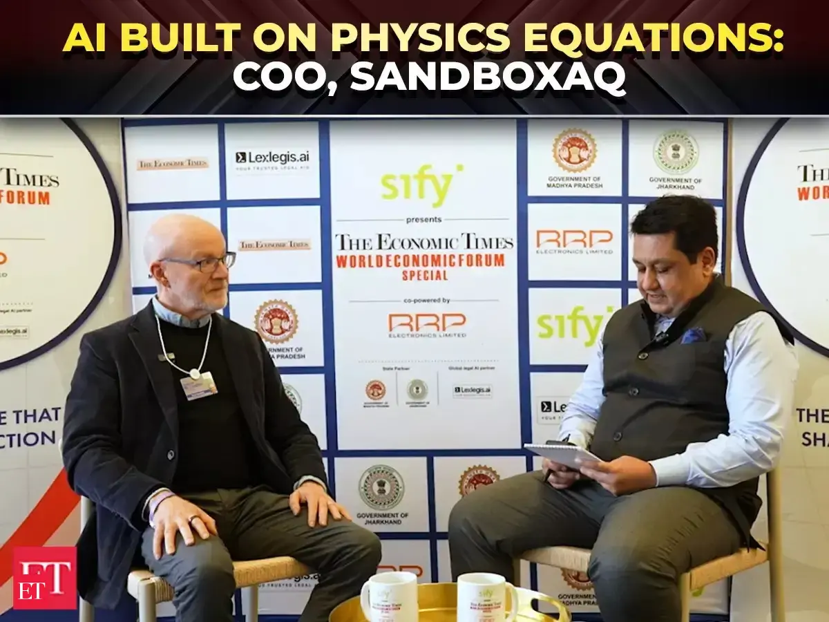 ET@Davos: Physics over predictions: Andrew McLaughlin on the next wave of AI