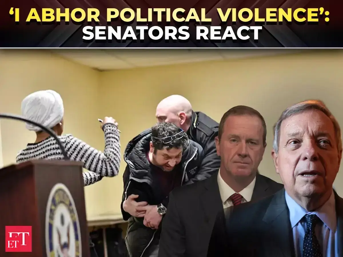 ‘I don’t support this at all’: Senators slam political violence after Ilhan Omar incident