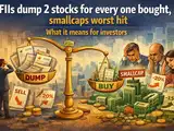 FIIs dump 2 stocks for every one bought, smallcaps worst hit. What it means for investors