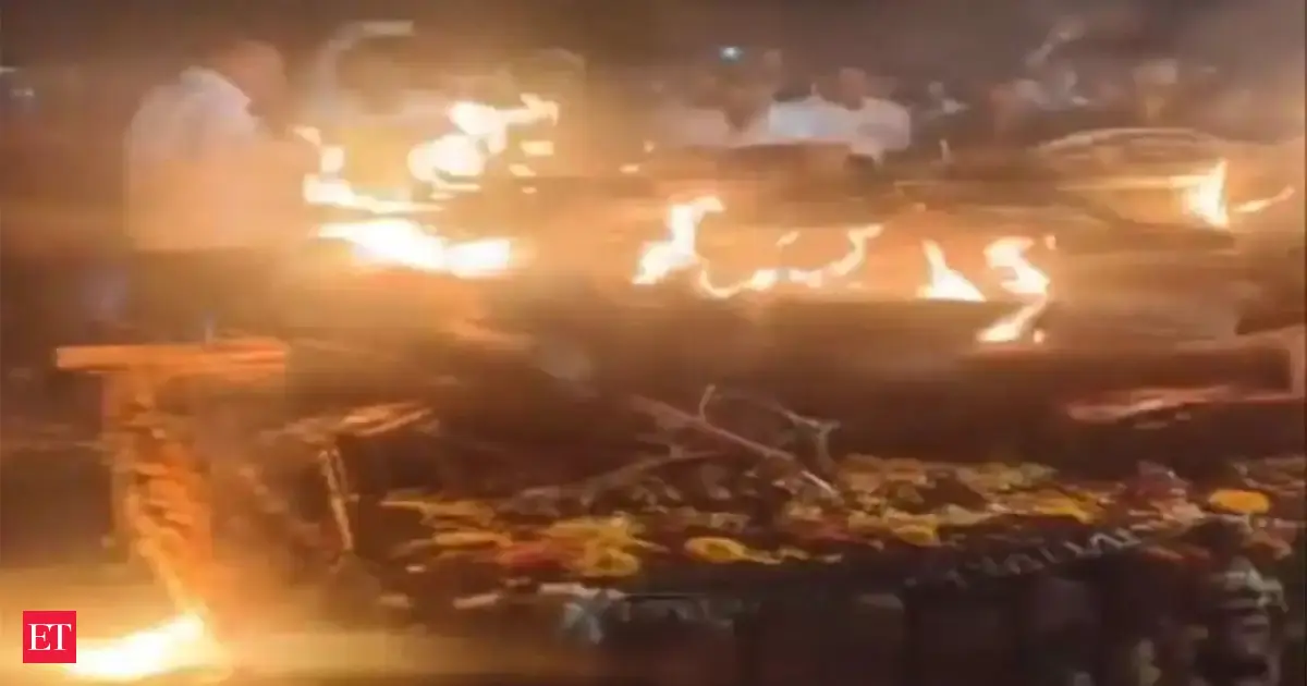 Baramati Crash: Last rites of Ajit Pawar's PSO conducted in his native Satara village